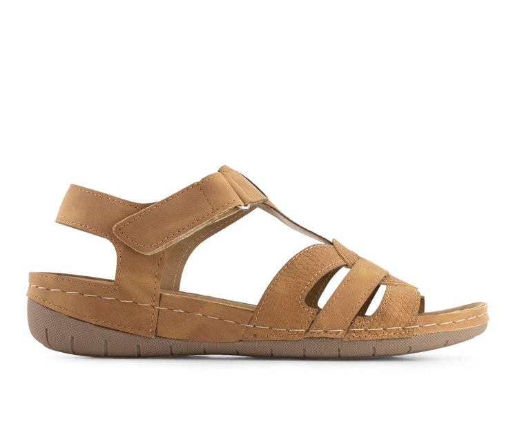 Andrea Ultra Comfort Flat Sandal Brown US 8 2