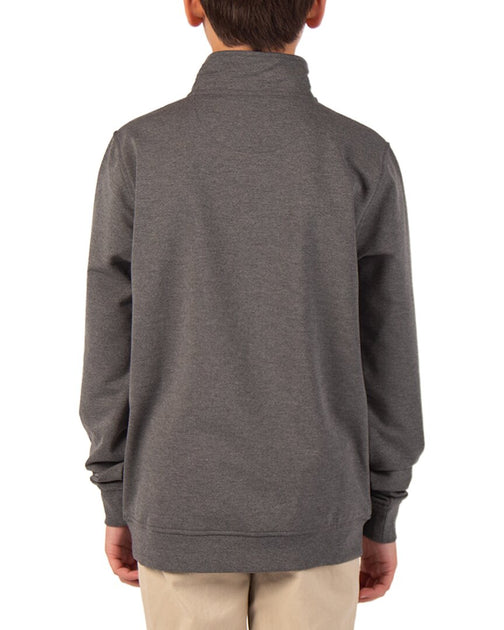 Tailorbyrd Fleece 1/4-Zip Pullover Charcoal Heather XLarge 3
