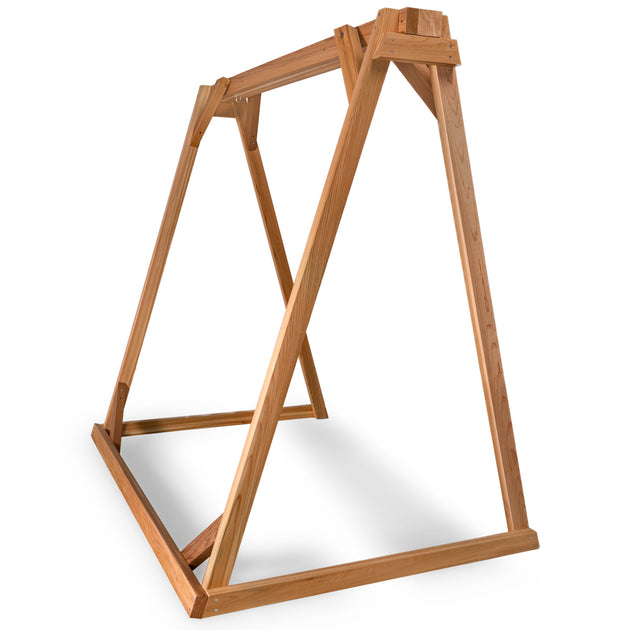 Hivvago A-Frame Swing Stand Cedar 6-ft 4