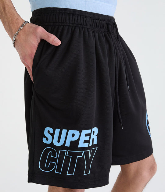 Aeropostale Manchester City Mesh Shorts Multi Medium 4