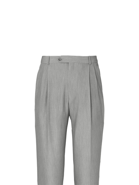 Paul Fredrick Comfort Stretch Travel Pleated Pants Black 36 3
