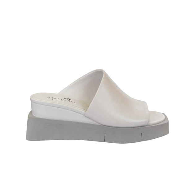 Naked Feet Infinity Platform Sandal White US 7.5 2