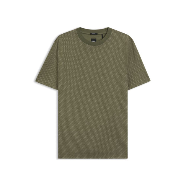 Boss Mercerized Cotton T-Shirt Green XXL 2