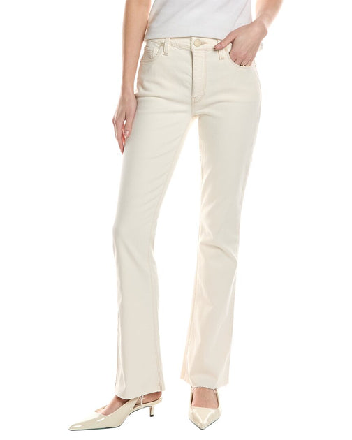 HUDSON Nico Mid-Rise Ecru Bootcut Jean 33 2
