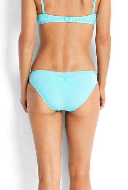 Seafolly Havana Ruffle Hipster Bikini Bottom Blue US 6 3
