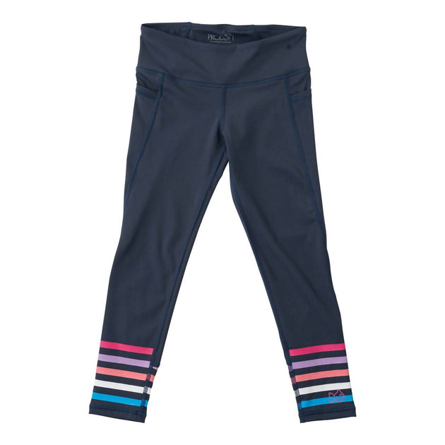 PRODOH Girls Athletic Legging Blue US 5 2