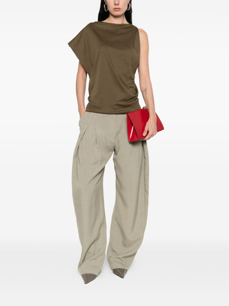 Jacquemus Draped Sleeveless Top Grey Large 3