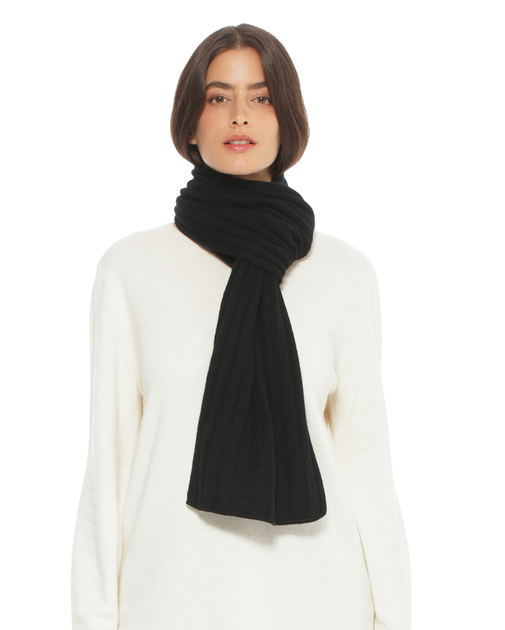 Monticelli Cashmere Scarf Black 2