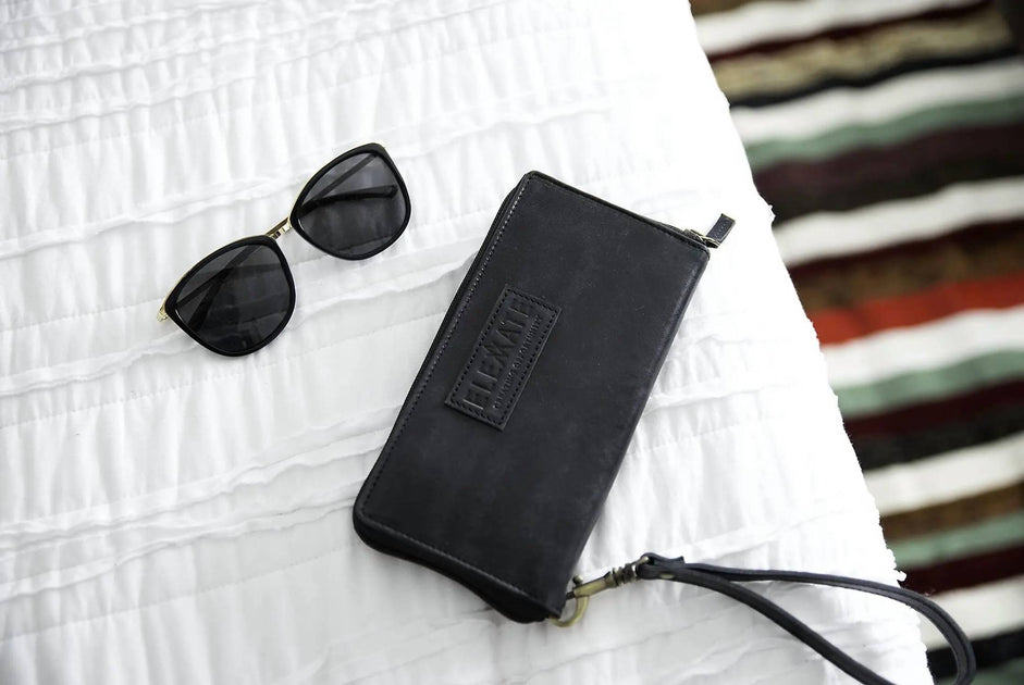 ELEVATE Women's Zipper Wallet Black One Size 3