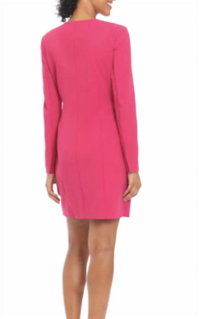 Donna Morgan Nixi Wickelkleid Pink US 6 4