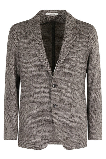 Tagliatore einreihige Wolljacke grau EU 50 2
