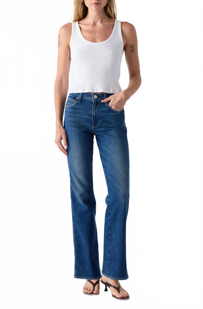 AMO Rosa Mini Bootcut Jeans Blue 25 4