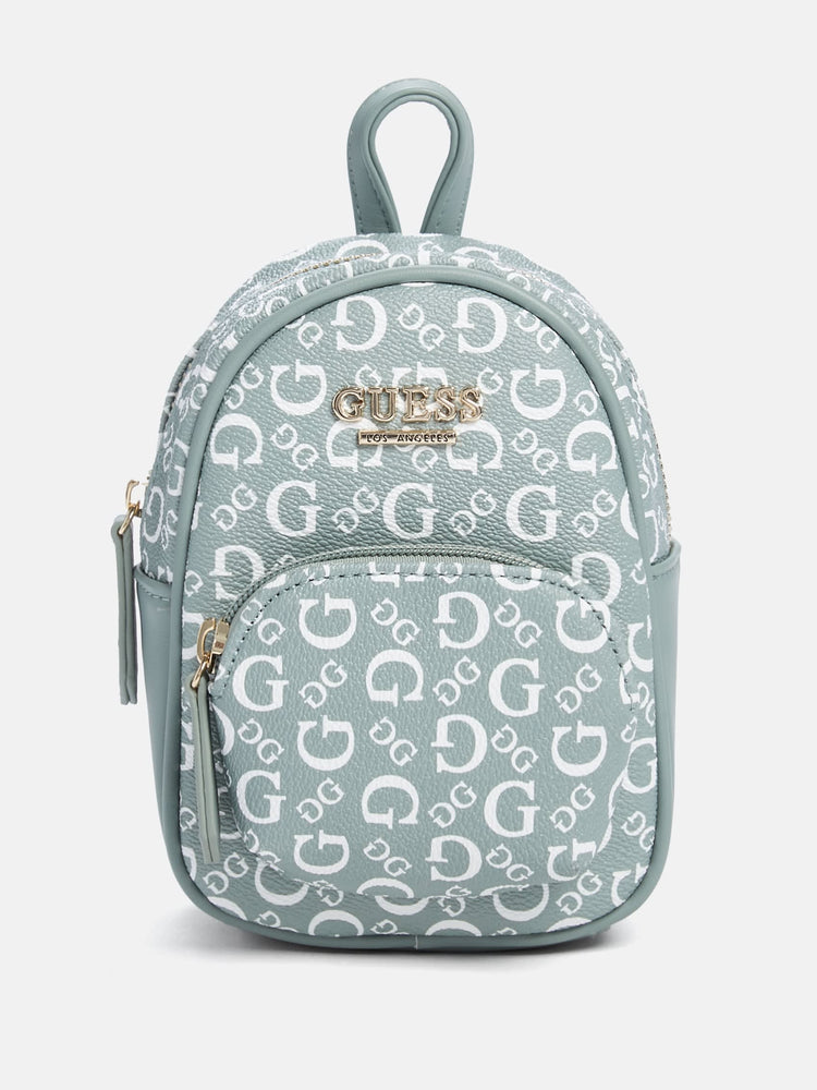 guess mini backpack womens Manhattan Large Backpack, Black, One Size US: Clothing, Shoes & Jewelry Made from durable polyurethane GUESS USA Manhattan Monogram Flap