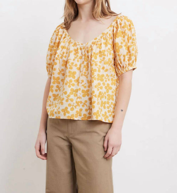 APIECE APART La Lidia Top Yellow Medium 2