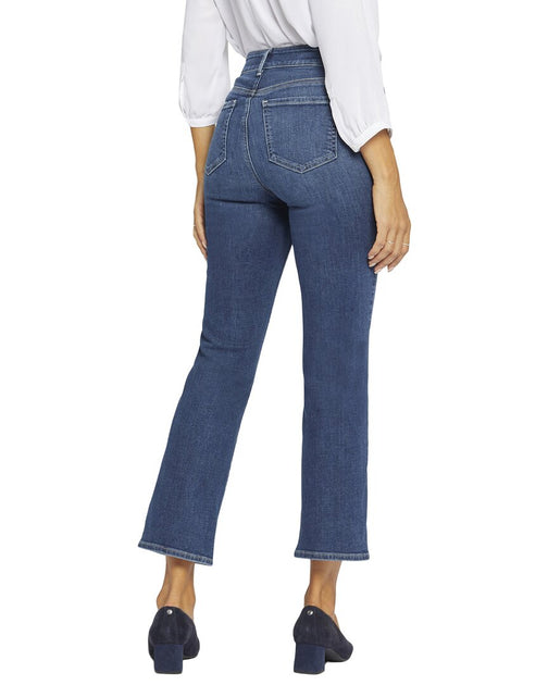 Jean NYDJ Marilyn Straight Ankle Bleu US 0 Petite 3
