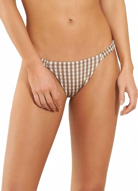 Maaji Vichy Nadine Tab Side Bikinihose Beige Large 2