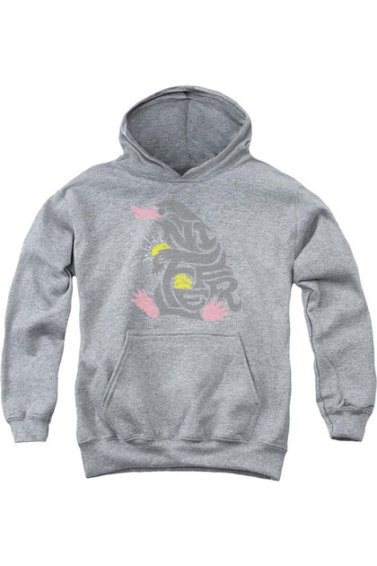 Gildan Fantastic Beasts Niffler Hooded Sweatshirt Grey Medium 2