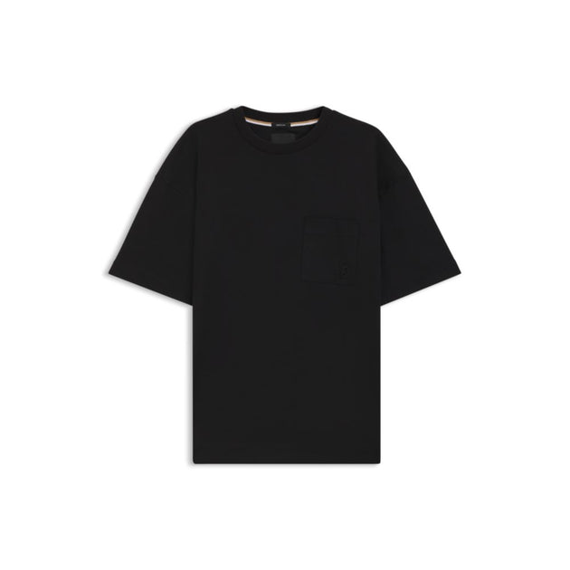 Boss Mercerized Cotton T-Shirt Black Large 2