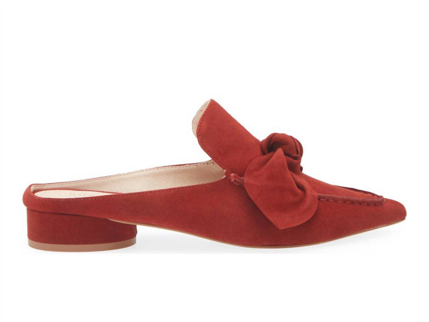 Koko + Palenki Piet Mule Red 6.5 3