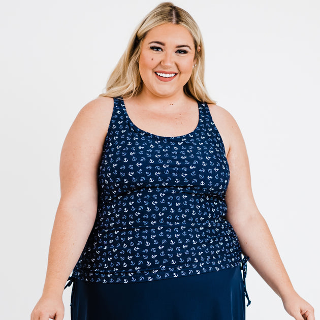 Calypsa Femme Plus Maya Tankini Swim Top 2