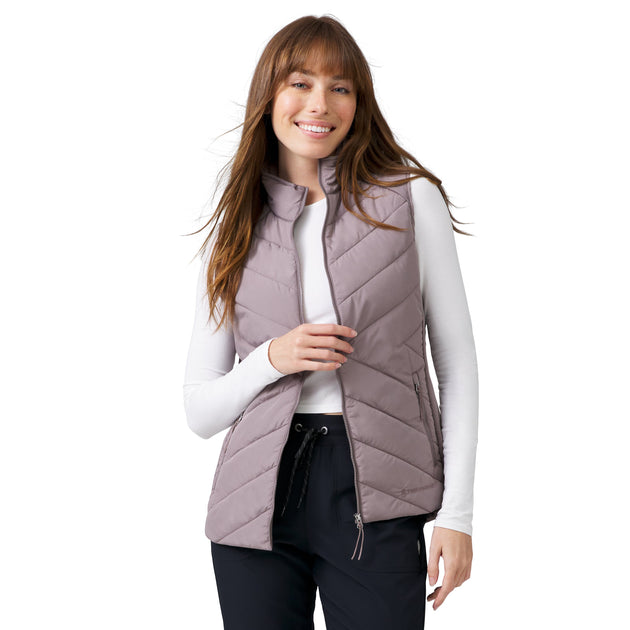 Free Country Quilted Hybrid Vest Black Medium 2