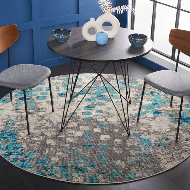 Safavieh Monaco MNC225 Area Rug Grey / Light Blue 4