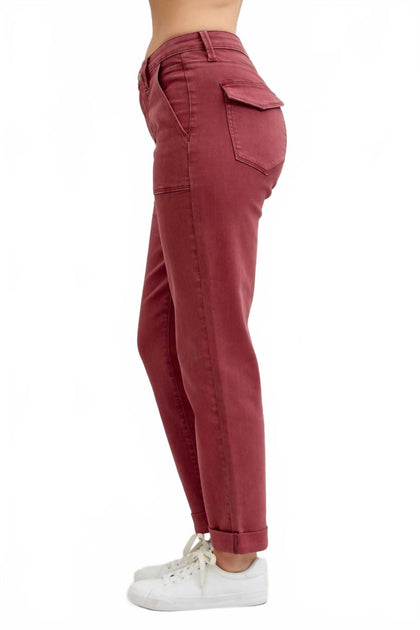 Judy Blue Aurora Weekender Jeans Red 32 4