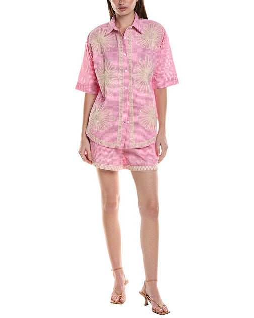 Anna Kay Lorixa Top & Short Set Purple Medium 2
