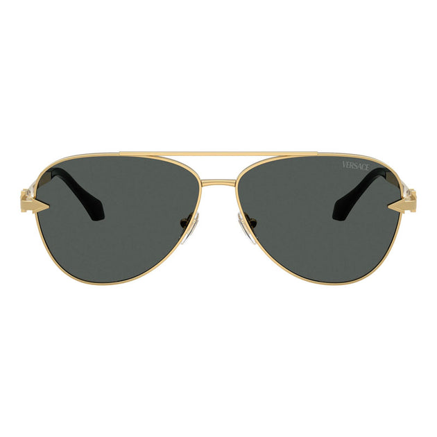 Versace Ve2283100287 Aviator Sunglasses Gold/Black One Size 3