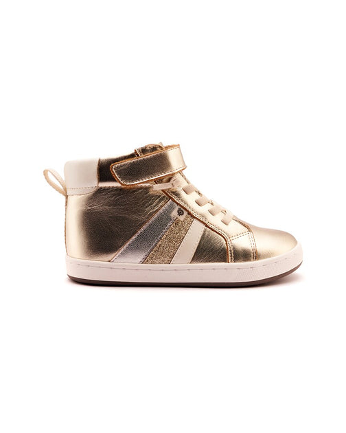 Old Soles High Sun Ray Leather Sneaker Beige EU 25 3