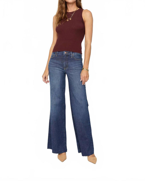 Oliver Logan Crawford Mid-Rise Wide Leg Jean Multi 30 2