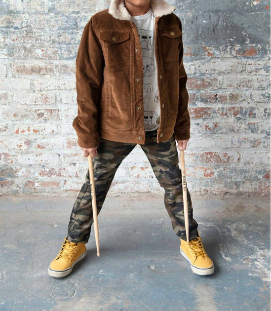 Appaman Boys Skinny Twill Pant Brown US 8 4