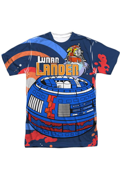 Gildan Atari Lunar Landing T-Shirt Blue Small 2