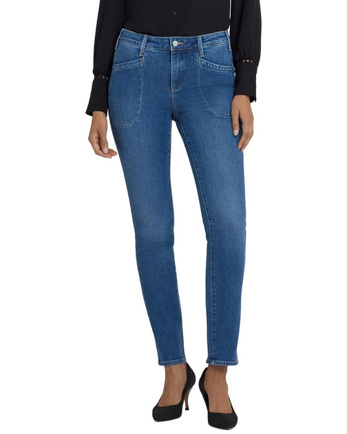 NYDJ Sheri Slim Jean Opera Blue US 2 Petite 2