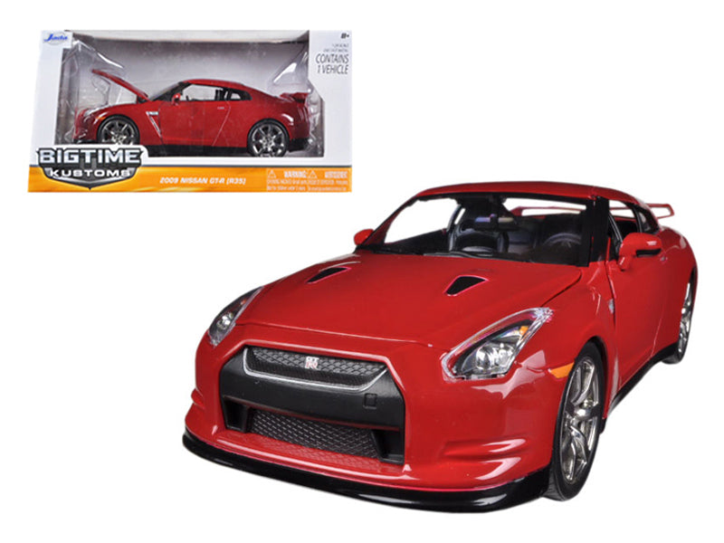 Jada 2009 Nissan GT-R R35 Diecast Car Red 1/24 3