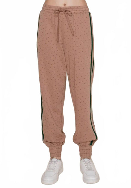 White Birch Teagan Blossom Joggers Brown 3X 2