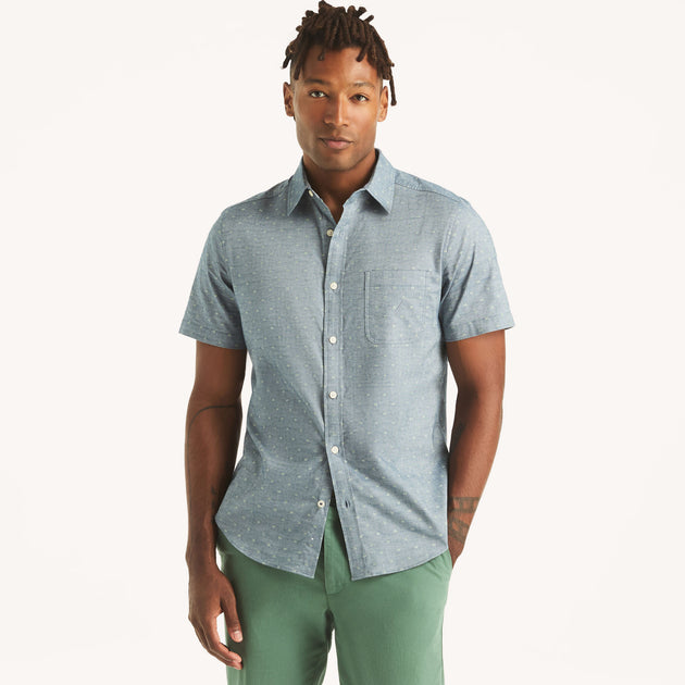 Nautica Dobby Striped Short-Sleeve Shirt Multi XL 2