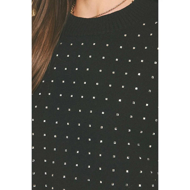PINCH Elowen Knit Top Black Large 3