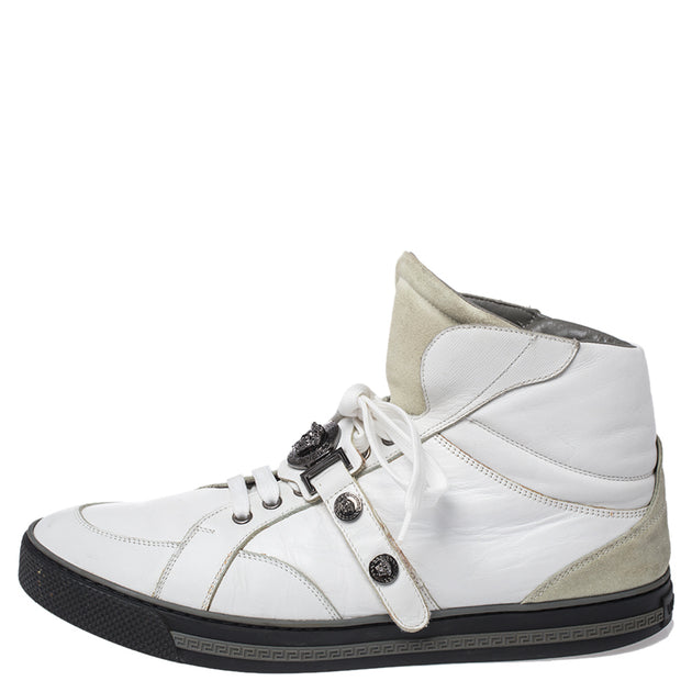 Versace Medusa High Top Sneakers White EU 45 3