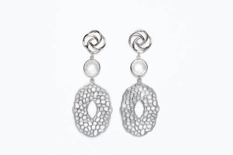 Avenue Chic Damen Filigran Anhängerohrringe Silber Einheitsgröße 2