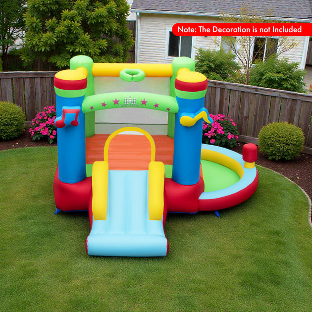 Hivvago Fun Music-Themed Inflatable Jumper Multicolor 3