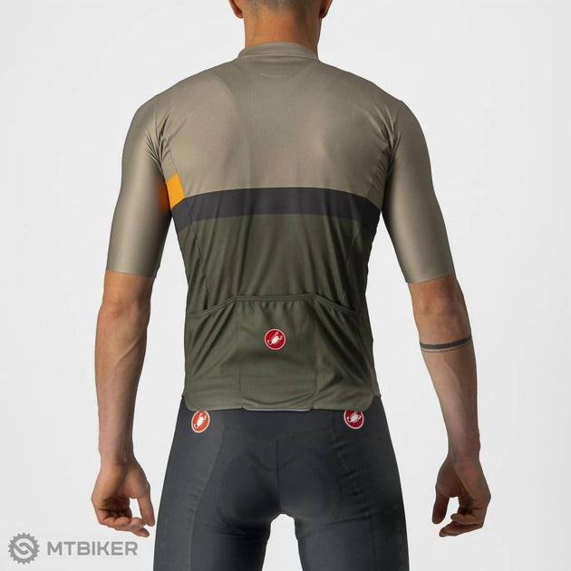 Castelli A Blocco Cycling Jersey Green Medium 4