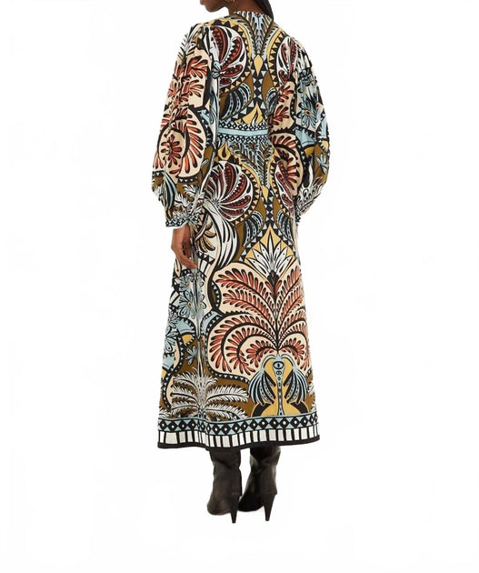 Farm Rio Balamana Maxi Dress Multi Small 3