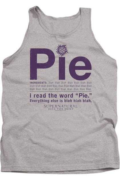 Gildan Supernatural Pie Herren Tank Top Weiß XXL 2
