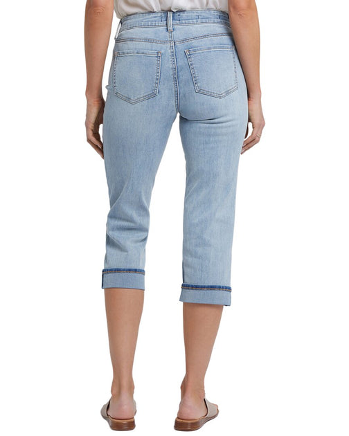 Jean NYDJ Marilyn Crop Bleu US 00 Petite 3