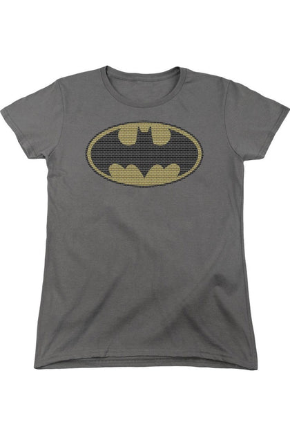 Gildan Batman Little Logos T-Shirt Grey Medium 2