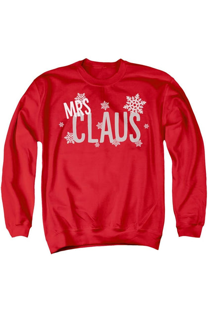 Gildan Mrs Claus This Christmas Crewneck Sweatshirt Red Medium 2