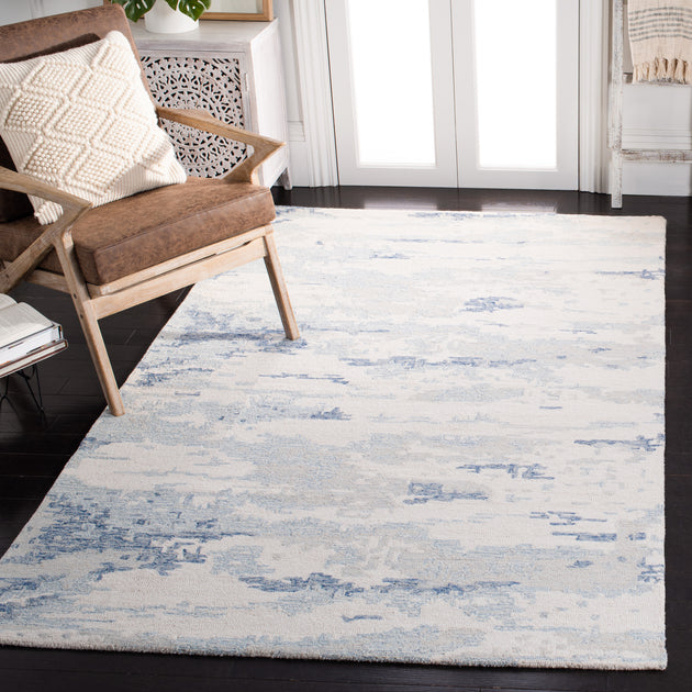 Safavieh Abstract ABT465 Area Rug Ivory/Blue 2
