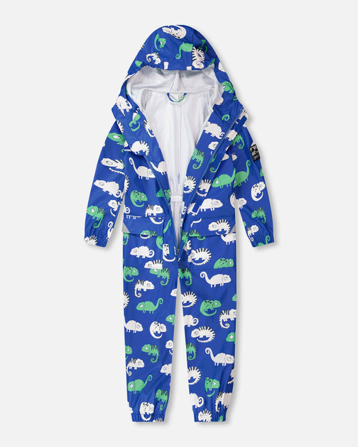 Deux par Deux Rain One-Piece Blue 6-12 Months 4