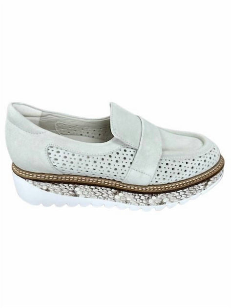 Rex Shoes Carolyn Loafers White US 7 2